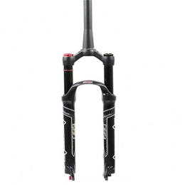 TYXTYX Mountain Bike Fork TYXTYX Air bicycle suspension fork 26 27.5 29 inch MTB Rebound Adjust QR travel 120mm ABS Lock Ultra light gas shock XC bike Black, StraightBlack