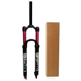 TYXTYX Mountain Bike Fork TYXTYX Bicycle Magnesium Alloy MTB Front Air Fork 26 / 27.5 / 29 Inch, Rebound Adjust QR 9mm Mountain Bike Suspension Forks (Color : Straight Manual Lock Out, Size : 26 inch)