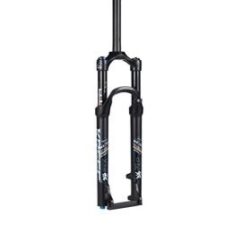 TYXTYX Mountain Bike Fork TYXTYX Bike Forks Mountain Bike Shock Absorption Suspension Shoulder Control Fork MTB Bicycle Fork with Damping Rebound Adjustment, Black-B, 26-inch