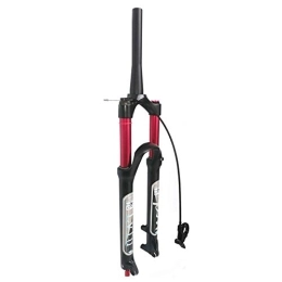 TYXTYX Mountain Bike Fork TYXTYX Bike MTB Air Front Fork 26 / 27.5 / 29 Inch, 1-1 / 8" 140L-QR-9x100mm Ultralight Magnesium Alloy Mountain Bicycle Suspension Forks (Color : Tapered Remote Lockout, Size : 27.5")
