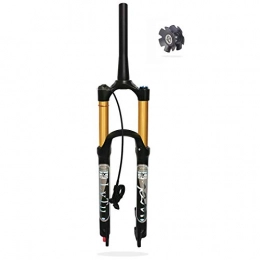 TYXTYX Mountain Bike Fork TYXTYX Mountain Bike Front Fork 26 27.5 29 Inch 1-1 / 8", Magnesium Alloy Lightweight MTB Suspension Air Forks with Expansion Plug (Color : Tapered Remote Lock Out, Size : 26 inch)