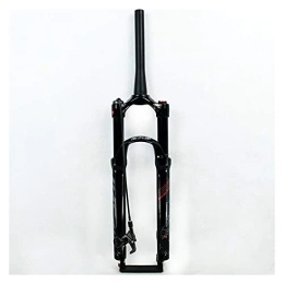 TYXTYX Mountain Bike Fork TYXTYX Mountain Bike Front Fork Tapered 26 / 27.5 / 29 Inch Damping Manual / Remote Lockout Springback Knob Adjustment Aluminum Alloy Oil Air Fork Bright Black CN (Color : Remote, Size : 29")