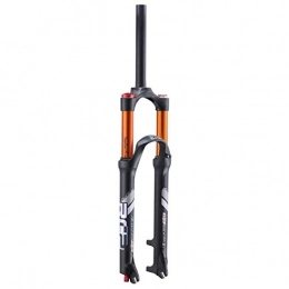 TYXTYX Mountain Bike Fork TYXTYX MTB Air Fork 26 27.5 inch, Bicycle Front Fork, Straight 1-1 / 8", Manual Lockout Suspension, 9mm QR, Black for Mountain Bike