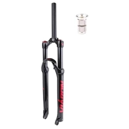 TYXTYX Mountain Bike Fork TYXTYX MTB Suspension Fork 26 27.5 29 Inch, 1-1 / 8" Straight Alloy Air Fork for Mountain Bike Unisex Black / Red