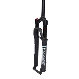 TYXTYX Mountain Bike Fork TYXTYX Suspension Bike Forks Bike Suspension Fork Mountain Bike Front Fork lock front fork shoulder control wire control black inner tube magnesium alloy gas (29 inches), black-Shoulder-control