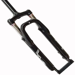 TYXTYX Mountain Bike Fork TYXTYX Suspension Fork MTB Front Fork 26Inch Lightweight Iron Bold Mountain Bike Suspension Bicycle Shock Absorber Forks Rebound Adjust Straight Tube Double Shoulder Control Travel:80mm Ultralight