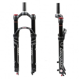 Uioy Spares Uioy Mountain Bike Fork, 26 / 27.5 / 29 Inch MTB Suspension Front Fork, Air Pressure Shock Absorber with Rebound Adjustment (Color : Straight Manual, Size : 29 inch)
