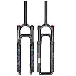 Uioy Mountain Bike Fork Uioy Mountain Bike Suspension Fork, 26 / 27.5 / 29 inch MTB Air Front Fork Shock Absorber, 120mm Travel, Damping Adjustment (Color : Straight Manual, Size : 29 inch)