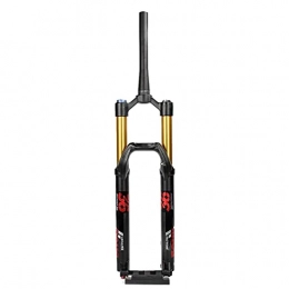 Uioy Mountain Bike Fork Uioy Mountain Bike Suspension Fork 27.5 / 29 Inch, 15x110mm thru axle DH Air Suspension Forks Shock Absorber, Travel 160mm for MTB (Color : Gold, Size : 27.5inch)