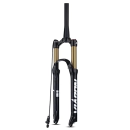 UKALOU Spares UKALOU 26 27.5 29 Inch MTB Air Suspension Fork 1-1 / 2" Tapered Tube QR 9mm Travel 100mm Line Control Mountain Bike Front Fork Magnesium+Aluminum Alloy