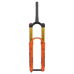 UKALOU Spares UKALOU 27.5 / 29 MTB Air Fork Mountain Bike Suspension Forks Travel 180mm Rebound Adjust Manual Lockout 1-1 / 2'' Tapered DH / AM Bicycle Front Fork Thru Axle Disc Brake (Color : Orange, Size : 29inch)