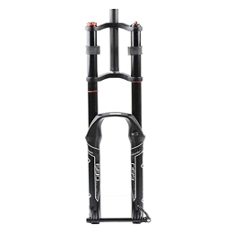 UKALOU Mountain Bike Fork UKALOU Bicycle Front Forks Downhill Fork 26 / 27.5 / 29 Inch MTB Ultralight Mountain Bike Suspension Fork Air Shock 130mm Disc Brake Bicycle Front Fork (Color : OIL THRU AXLE, Size : 29in)