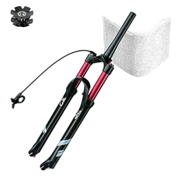 UKALOU Spares UKALOU MTB Air Suspension Fork 26 27.5 29 Inch, Bicycle Front Forks 1-1 / 8 u201d Remote Lockout Rebound Adjust QR 9mm Disc Travel 140mm