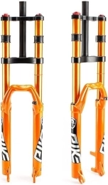 UKALOU Mountain Bike Fork UKALOU Ultralight MTB Bike Front Fork 26 Inch 27.5" 29Er Straight Tube Double Shoulder Control Downhill Suspension DH Air Bicycle Shock Absorber