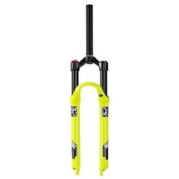 MabsSi Spares Ultralight Magnesium Alloy Bicycle Suspension Fork 26 / 27.5 / 29 Inch Manual / Remote Lockout Disc Brake 120mm Travel, Air MTB Front Fork QR 9mm(Size:29 INCH, Color:STRAIGHT MANUAL LOCK)