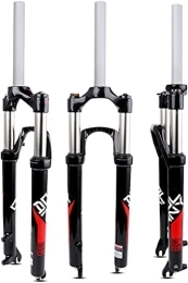  Mountain Bike Fork Unisex MTB Bicycle Fork 26" 27.5" 29" Air Suspension Forks Travel 100mm 1-1 / 8 Straight Disc Brake 9mm QR For Mountain MTB XC / AM