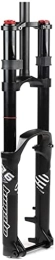 UPPVTE Spares UPPVTE 27.5 / 29in Mountain Bike Double Shoulder Front Fork, DH AM Downhill Soft Tail Suspension Air Thru Axle 110 * 15MM 1-1 / 8" Travel 160mm Forks (Color : Black, Size : 29inch)