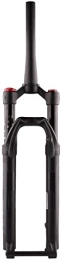 UPPVTE Spares UPPVTE 27.5 29in MTB Air Suspension Fork, Travel 100mm Rebound Adjust Mountain Bike Front Forks Tapered Shoulder Control Thru Axle 15mm Forks (Color : Black, Size : 29inch)