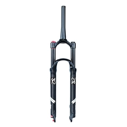 UPPVTE Mountain Bike Fork UPPVTE Air Suspension Fork, Cone Tube 26 / 27.5 / 29Inch Bicycle Shock Absorber Forks Remote Lockout Travel 130mm Rebound Adjustment For MTB (Color : Cone tube HL, Size : 29inch)