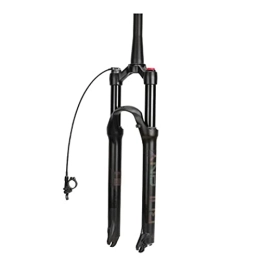 UPPVTE Mountain Bike Fork UPPVTE Air Suspension Fork, With Damping Adjustment 26 / 27.5 / 29 Inch Cone Tube Travel 100mm Manual / Remote Lockout, For MTB Bike (Color : Cone tube RL, Size : 27.5inch)