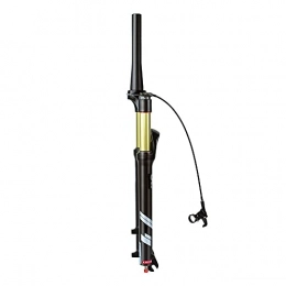 UPPVTE Mountain Bike Fork UPPVTE Aluminum Alloy Shock Suspension Fork, 26 / 27, 5 / 29 Inch MTB Air Fork With Rebound Adjustment Cone Tube (HL / RL) Travel 140mm QR 9mm (Color : Cone tube RL, Size : 29inch)