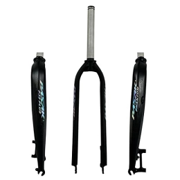 UPPVTE Spares UPPVTE Bicycle Hard Fork, 26 / 27.5 / 29inch Disc Brake Straight Tube Aluminum Alloy MTB Fork 9mm Quick Release, For Bicycle Accessories (Color : Black, Size : 26inch)