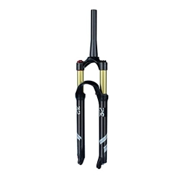 UPPVTE Mountain Bike Fork UPPVTE Bicycle Shock Absorber Forks, 26 / 27.5 / 29 Inch, 1-1 / 2 Cone Tube Travel 130mm Air Fork Rebound Adjustment, For MTB Bike (Color : Cone tube HL, Size : 27.5inch)