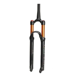 UPPVTE Mountain Bike Fork UPPVTE Bicycle Shock Absorber Forks, 26 / 27.5 / 29 Inch Travel 100mm Damping Adjustment Cone Tube, For MTB Bike Manual / Remote Lockout (Color : Cone tube HL, Size : 27.5inch)