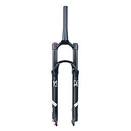UPPVTE Mountain Bike Fork UPPVTE Bicycle Shock Absorber Forks, Travel 140mm 26 / 27, 5 / 29 Inch Cone Tube(HL / RL) QR 9mm Disc Brakes Damping Adjustment, For MTB Bike (Color : Cone tube HL, Size : 26inch)