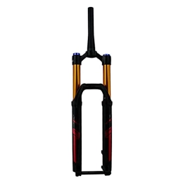 UPPVTE Mountain Bike Fork UPPVTE Bicycle Suspension Air Fork, 27.5 / 29 Inch Shoulder Control Damping Adjustment Straight / Cone Tube Stroke 165mm, For MTB Bike (Color : Cone tube, Size : 29inch)