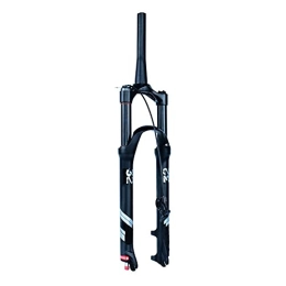 UPPVTE Mountain Bike Fork UPPVTE Bicycle Suspension Air Fork, With Rebound Adjustment 26 / 27.5 / 29 Inch Shock Absorber Forks Stroke 140mm Remote Lockout, For MTB Bike (Color : Cone tube RL, Size : 27.5inch)