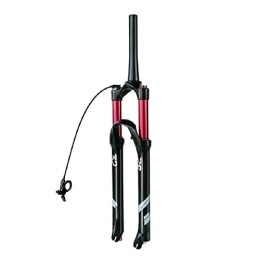 UPPVTE Mountain Bike Fork UPPVTE Bicycle Suspension Fork Air Fork, 26 / 27.5 / 29inch 140mm Travel Rebound Adjustment Remote Lockout QR 9mm, Bicycle Accessories (Color : Cone tube RL, Size : 26inch)