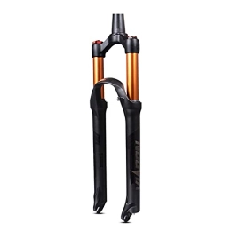 UPPVTE Mountain Bike Fork UPPVTE Mountain Bike Air Suspension Fork, 26 / 27.5 / 29 Inch Disc Brake Travel 100mm Damping Adjustment Bicycle Accessories Tapered Tube (Color : Shoulder control, Size : 26inch)