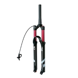UPPVTE Mountain Bike Fork UPPVTE Mountain Bike Air Suspension Fork, 26 / 27.5 / 29inch 140mm Travel Cone Tube Remote Lockout Rebound Adjustment QR 9mm, For MTB Bike (Color : Cone tube RL, Size : 27.5inch)