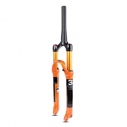 UPPVTE Spares UPPVTE MTB Air Fork, 26 / 27.5 / 29 Inch Suspension Fork Cone Tube QR 9mm Stroke 120mm Shoulder Control Bicycle Accessories, Orange (Color : Cone tube HL, Size : 27.5inch)
