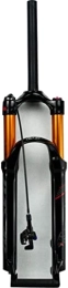 UPPVTE Mountain Bike Fork UPPVTE MTB Air Suspension Fork 26 / 27.5 / 29in Bike Front Forks 1-1 / 8" Manual / Remote Lockout QR 9mm Disc Brake Travel 100mm 1660g Forks (Color : Black-rl, Size : 29INCH)