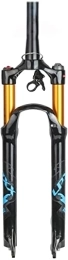 UPVPTK Spares UPVPTK 26 / 27.5 / 29'' Air Suspension Forks, 9mm QR Ultralight Bicycle Front Fork 1-1 / 2" Mountain Bike Disc Brake Fork 100mm Travel 1700G Forks (Color : Blue Rl, Size : 27.5'')