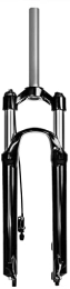 UPVPTK Spares UPVPTK 26 / 27.5 / 29'' Mountain Bike Suspension Fork, MTB Spring Suspension Forks Disc Brake QR 9mm 1-1 / 8" Bicycle Front Fork Travel 100mm Forks (Color : Black, Size : 29'')