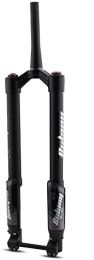 UPVPTK Mountain Bike Fork UPVPTK 26 / 27.5 / 29In Suspension Bike Forks, Travel 15x110mm Downhill MTB Disc Brake Air Fork 1-1 / 2" 140mm Thru Axle with Damping Unisex Forks (Color : Black, Size : 29inch)