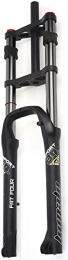 UPVPTK Spares UPVPTK 26Inch Bike Suspension Forks, MTB Air Fork 4.0 Fat 1-1 / 8" Downhill Mountain Bike Disc Brake 170mm Travel E-Bike Front Fork BMX Forks (Color : Black, Size : 26inch)