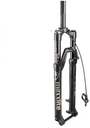UPVPTK Mountain Bike Fork UPVPTK Bike Air Suspension Fork 26'' 27.5" 29In, MTB Shock Absorber Disc Brake Bicycle Front Fork 1-1 / 8" 100mm Travel Thru Axle 15mm Forks (Color : Black Rl, Size : 26'')