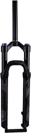 VEMMIO Spares VEMMIO Air Suspension Fork 26 27.5 29, Front Fork Shock Absorber Mountain Bike Air Fork, Straight Tube Manual Locking accessories (Color : Black+black, Size : 27.5inch)