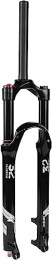 VEMMIO Mountain Bike Fork VEMMIO Mountain Air Fork 26 27.5 29 Inch, Ultralight Magnesium Alloy 1-1 / 8 accessories (Color : Straight Manual Lock Out, Size : 27.5 inch)