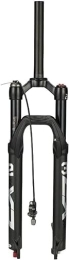 VEMMIO Mountain Bike Fork VEMMIO Rebound Adjust QR 9mm Travel 120mm Mountain Bike Forks, Ultralight Gas Shock XC Bicycle (Color : Black, Size : Straight-RL) accessories