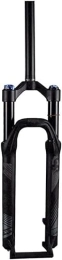 VEMMIO Mountain Bike Fork VEMMIO Suspension Air Fork, Bicycle Shock Absorber 26 27.5 29, Manual Lockout Travel 120mm QR 9mm Mountain Bike Forks accessories (Color : Black+black, Size : 29inch)
