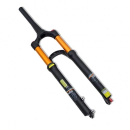 VHHV Mountain Bike Fork VHHV 26 27.5 29 Inch Bicycle Suspension Fork MTB Tapered Tube Front Fork, Alloy Effective Shock 120mm with Damping Adjustment Function (Color : Manual Lockout, Size : 26 inches)