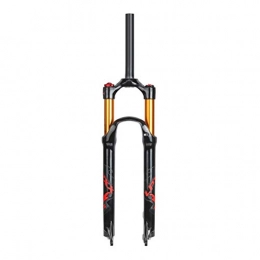 VHHV Mountain Bike Fork VHHV 26" 27.5" 29 Inch Bike Suspension Fork 1-1 / 8" Aluminum Magnesium Alloy Air Forks Shock Absorber - 1680g / 1780g (Color : Red, Size : 29 inch)