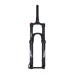 VHHV Mountain Bike Fork VHHV 26" 27.5" 29" MTB Suspension Fork, 1-1 / 8" High Strength Magnesium Alloy Travel: 140mm Air Forks - Black Absorber (Size : 29 inch)