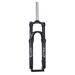 VHHV Mountain Bike Fork VHHV 26" 27.5" Suspension Fork, Magnesium Alloy 1-1 / 8" Travel: 120mm MTB Bike Air Front Forks - Black (Size : 26 inch)