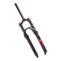 VHHV Spares VHHV 26" 27.5inch 29er Cycling Front Suspension Fork, 1-1 / 8"(28.6mm) Alloy Lightweight MTB Bike Air Forks Shock Absorber - 140mm Travel (Color : Red, Size : 27.5 inch)